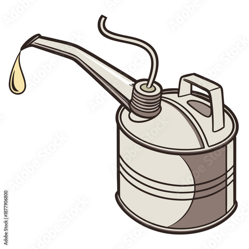 Oil can illustration