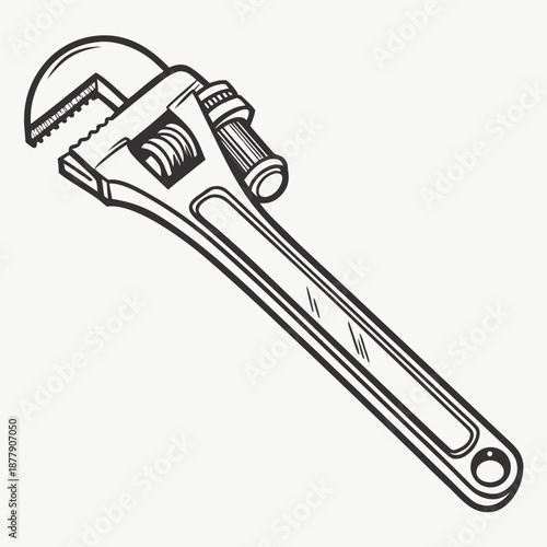 Adjustable wrench