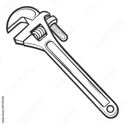Adjustable wrench