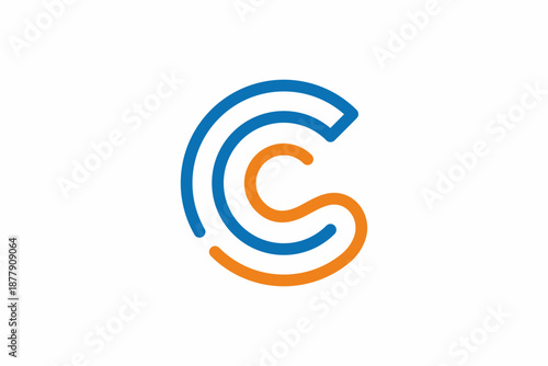Letter CS Circle Logo 