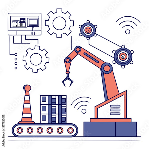 Future of chemical manufacturing powered by intelligence and autonomy, showcasing advanced technology for optimized industrial operations.