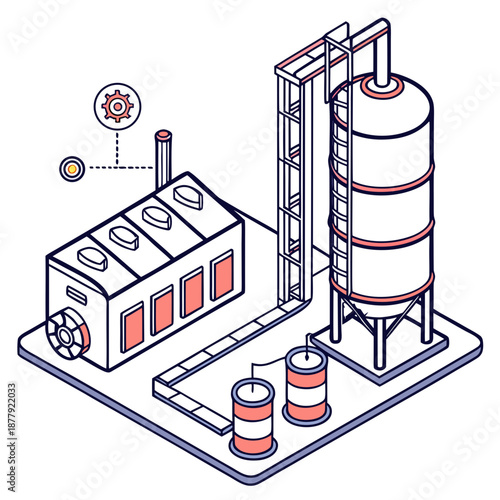 Adaptable chemical production system for the future, featuring intelligent automation and flexible processes for ready manufacturing.