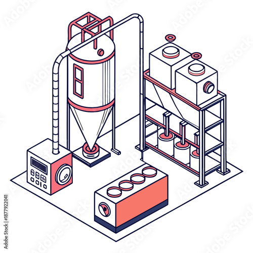 Future-ready chemical production system designed for adaptability and intelligent automation, enhancing industrial manufacturing capabilities.