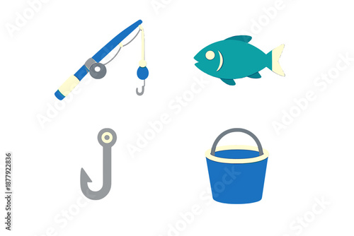 Fishing Icon Set