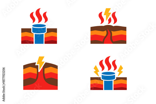 Geothermal energy production and volcanic activity