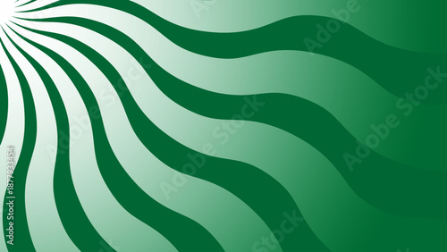 Vintage retro banner background. Pink purple green pastel radial stripes sunburst with light. Pastel color twisting stripes sunburst. Vector illustration. Abstract retro background with stripes .