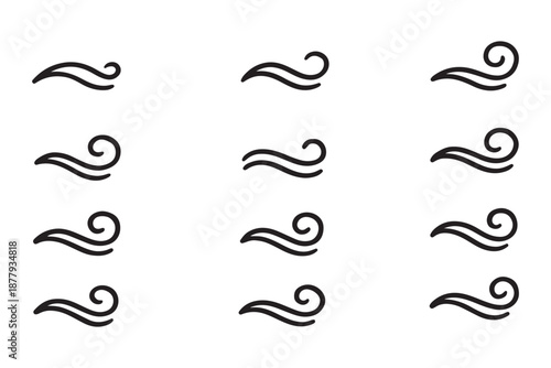 Doodle wind illustration vector style, doodle wind illustration vector hand drawn style, line art. vector illustration.