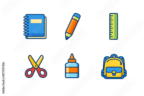 School Supplies Icons