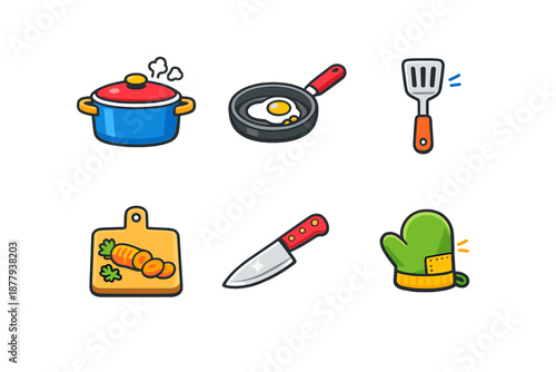 Collection of cooking icons