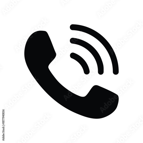 Call Communication Icon Set — Phone and Telephone Symbols for Mobile App, Web Interface and Customer Support Vector