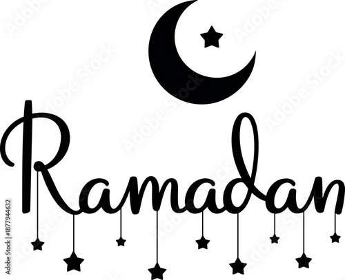 Ramadan islamic holy month crescent moon stars islamic culture and traditions