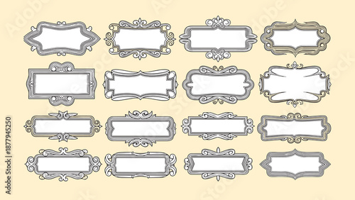 Blank white space illustration for background design with empty canvas and simple layout