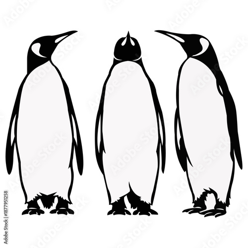 Penguin Vector Art Design Logo
