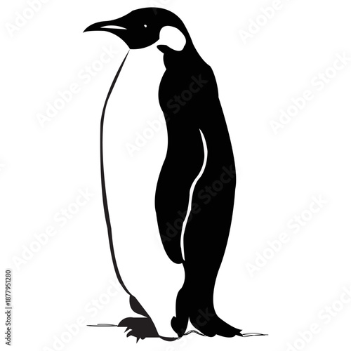 Penguin Vector Art Design Logo