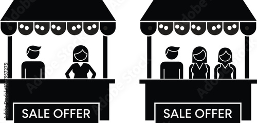 Black and white silhouette of a horned demonic warrior playing electric guitar on a mountain peak, heavy metal fantasy, isolated.