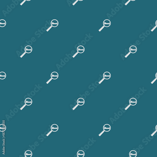 Search bed seamless pattern isolated on color background