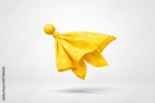yellow flag is shown flying through the air at football event where players compete for the championship