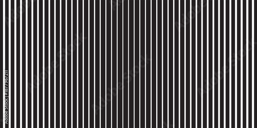 Thin line halftone gradient texture. Fading vertical stripe gradation background. Repeating wide pattern backdrop. Black parallel lines wallpaper for overlay, print, cover, banner, poster. Vector