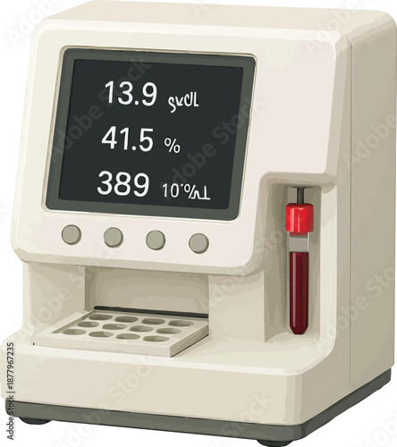 Realistic Blood Analyzer Machine