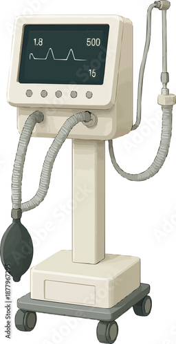 Realistic Medical Ventilator