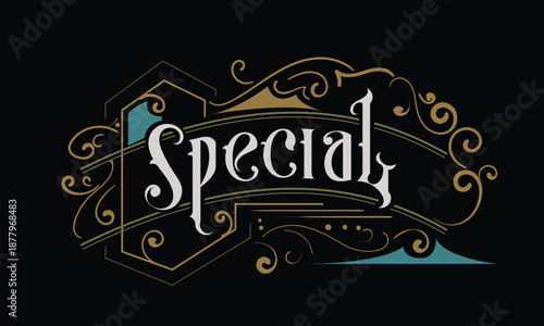 SPECIAL lettering custom style design