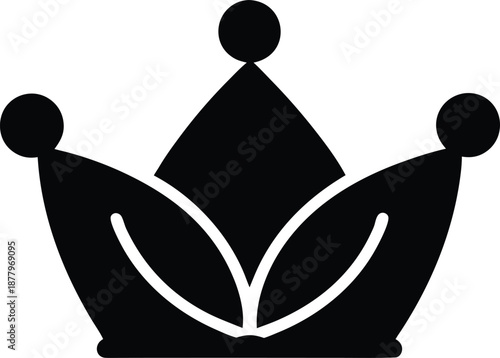 crownleaflogosilhouettetransparentbackground