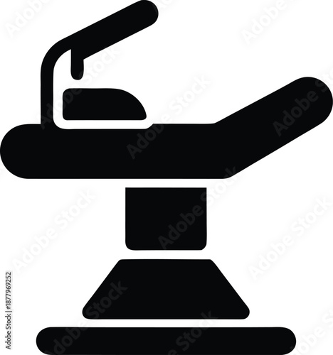 dentalchairsilhouettevectortransparentbackground