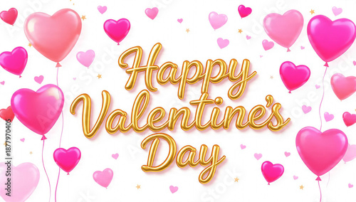 happy birthday card with balloons