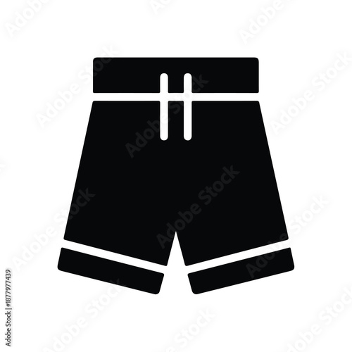 Beach pant, man shorts icon