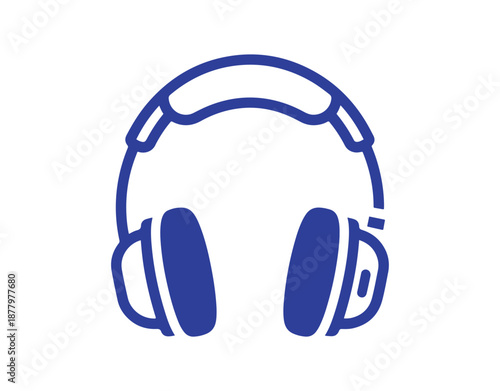 Wireless earphones shown as a vector graphic.