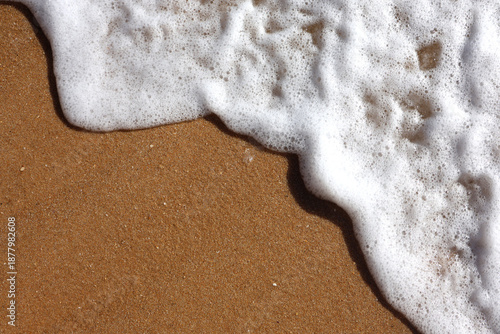 Photography Water coming ashore on the Algarve coast, Portugal, Europe