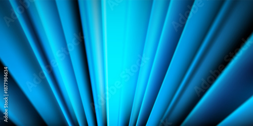 Technology background, futuristic, abstract dark blue gradient with light effect for presentation.