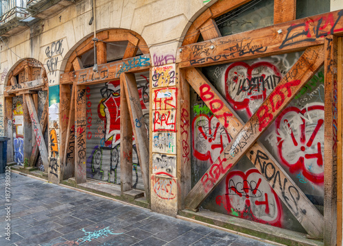 Quadro em tela Graffiti in Bordeaux