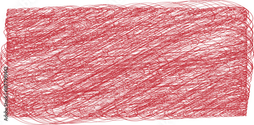 Hand Drawn Chaotic Rectangle Line Art Vector, Abstract Scrawled Texture with Random Stripes, Modern Scribble Background Pattern, Artistic Doodle Elements for Posters, Flyers, Covers and Creative.