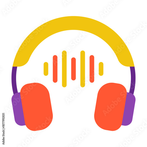 Musical icons vector 