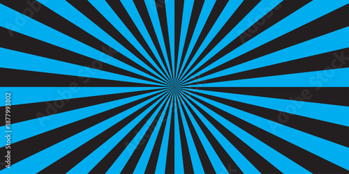 Sunburst Modern retro vintage sunrise sunbeam element spiral striped. Spiral starburst and striped pattern abstract geometric retro sunrays line wavy texture.