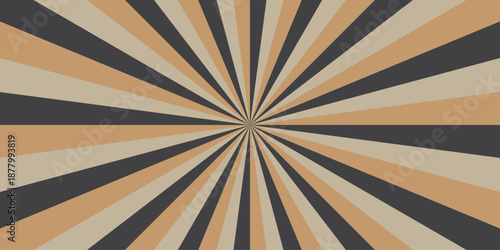 Sunburst Modern retro vintage sunrise sunbeam element spiral striped. Spiral starburst and striped pattern abstract geometric retro sunrays line wavy texture.