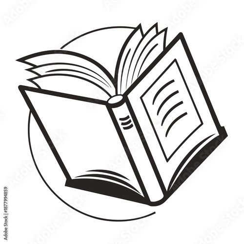 Open book with visible pages