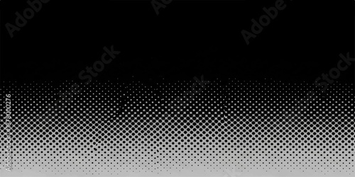 Abstract black background with flowing lines, soft gradients, and halftone dots creating a modern textured design