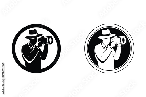 Two musicians playing jazz Vector