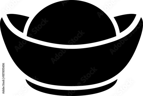 Gold Ingot Glyph Icon