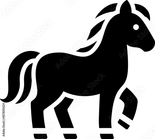 Horse Glyph Icon