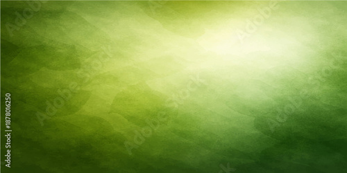 Aged green grunge background featuring a vintage textured paper pattern with antique brown parchment details and an old dirty wall backdrop design for a retro blank art page