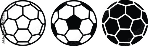 Soccer ball progression illustration