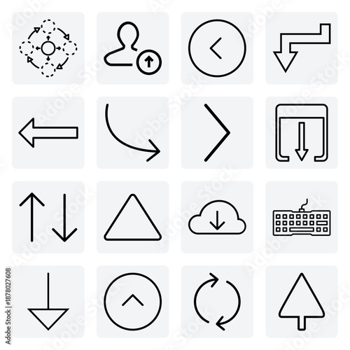 User Interface Directional Navigators – A Comprehensive Collection Of Arrows For Guiding Users In All Directions.