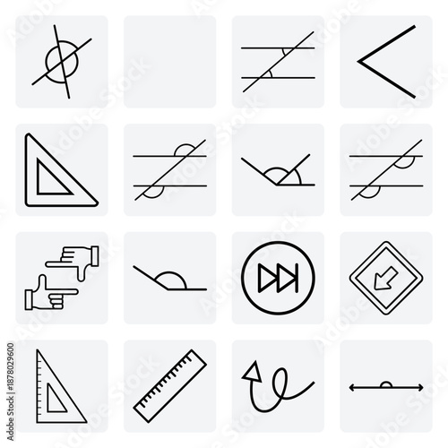 Angle Relationships In Geometry – Corresponding, Alternate Interior, And Vertical Angles For Trigonometry And Math Lessons