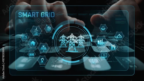 Smart grid system integrating renewable energy sources, energy storage, smart inverters, and demand response for efficient, decentralized, and modern power distribution Marrow