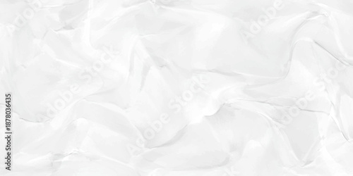 white background crumpled paper texture.  Crumpled paper. Top view.