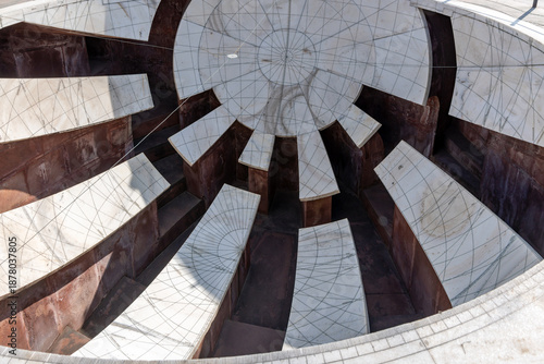 Fotografie Jantar Mantar is an astronomical observation site in Jaipur, India