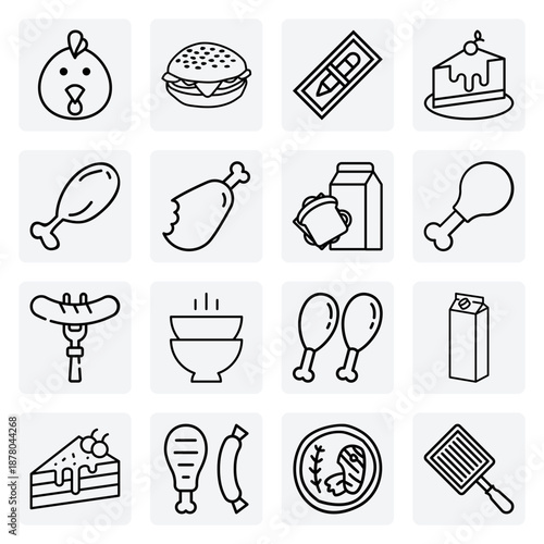 Homemade Meals And Delicious Dessert Illustrations – Classic Steak Dinners And Burgers Followed By Slices Of Cake And Cheesecake